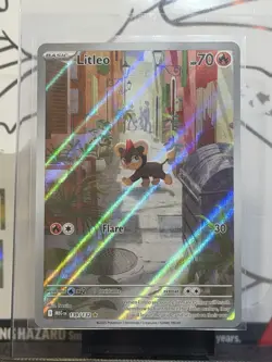 Litleo 139/132 Mega Evolution Illustration Rare Pokemon TCG - Image 1