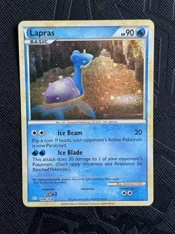 Pokemon TCG Lapras 008/034 (CLB) Classic Collection Holo (English) - NM - Image 3