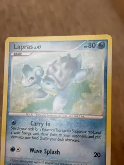 Pokemon TCG Lapras 21/106 Rare Diamond & Pearl Great Encounters LP - Image 2