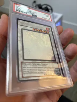 Yu-Gi-Oh Black Rose Dragon CSOC-EN039 Ghost Rare Graded 9 PSA - Image 5