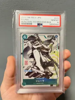 Ryuma P-072 PSA 10 Monsters 103 DVD Box Promo Japanese One Piece Card Game - Image 1