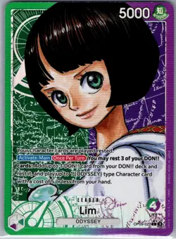 Lim (Alt Art) OP09-022 English Emperors in the New World - One Piece Card - NM - Image 1