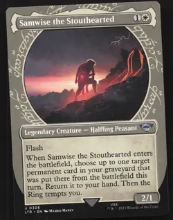 Samwise the Stouthearted (Showcase) 306 MTG The Lord of The Rings NM - Image 1