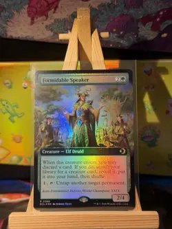 Formidable Speaker (Extended Art) Lorwyn Eclipsed Foil - Image 1
