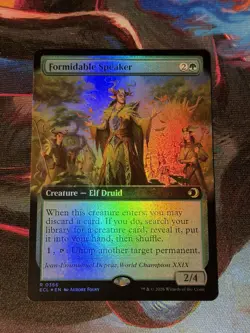 Formidable Speaker (Extended Art) Lorwyn Eclipsed Foil - Image 2