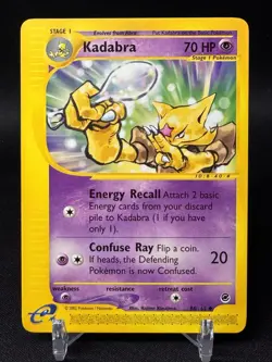 Kadabra 84/165 - Non-holo - Expedition - eREADER - WOTC Pokemon TCG - NM - Image 1