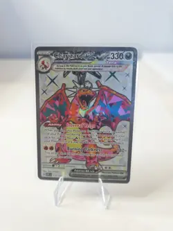 Pokemon TCG Charizard EX Obsidian Flames 215/197 Near Mint Condition - Image 1