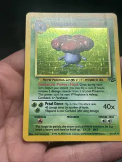 Pokemon TCG Vileplume Holo Rare Jungle 15/64 1999 WOTC- LP - Image 3