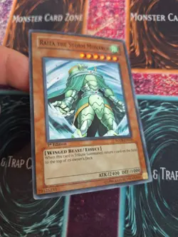 Yugioh Raiza the Storm Monarch FOTB-EN026 Super Rare 1st Edition Near Mint - Image 2