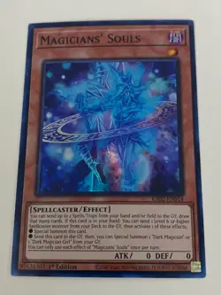 Yugioh - Magicians' Souls x 3 - 1st Edition Super Rare NM - Free Holo Card B - Image 2
