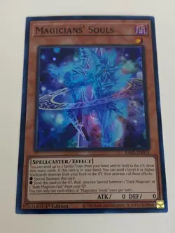Yugioh - Magicians' Souls x 3 - 1st Edition Super Rare NM - Free Holo Card B - Image 4