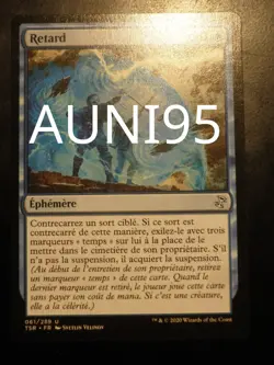 mtg magic delay time spiral remastered FRENCH vf fr retard spirale temporelle - Image 1