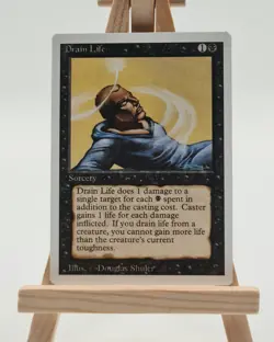 Drain Life Revised - 3. Edition Magic Karte MTG (Dunkler Sog) - Image 1