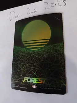 MTG Forest Secret Lair Drop Foil #419 Near Mint - Image 3