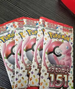 Pokemon Card 151 Scarlet & Violet Booster (5 Packs) sv2a Japanese - Image 1