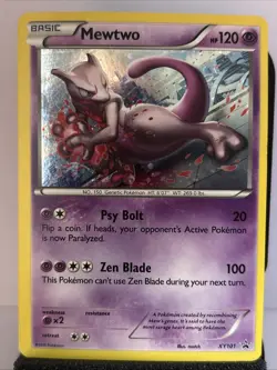 2015 Pokemon Mewtwo Black Star Promo Holo XY101 - Image 1