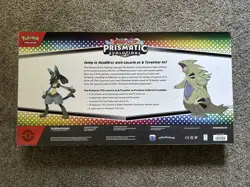 Pokemon TCG SV Prismatic Evolutions Lucario EX & Tyranitar EX Premium Collection - Image 2