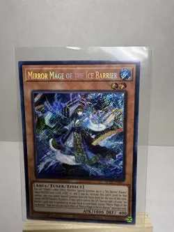 Yu-Gi-Oh! Mirror Mage of the Ice Barrier BLTR-EN007 1st Edition Super Rare Effe. - Image 1