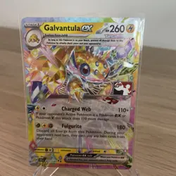 Galvantula EX 051/142 Prize Pack Series Play Stamped Pokemon Card - Image 1
