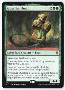 Questing Beast M Throne of Eldraine 171 NM - Image 1