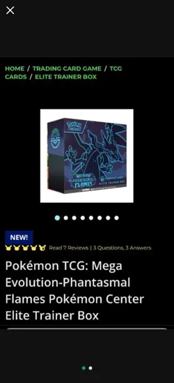 Phantasmal Flames ETB Pokemon Center Exclusive! (Both) - Image 1