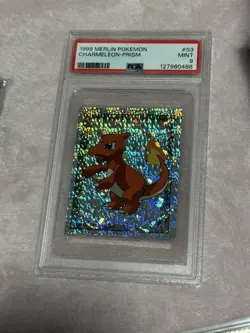 ✨vintage 1999 Merlin Pokemon Charmeleon Prism #S3 PSA 9. POP 83✨✨✅ - Image 1