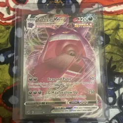 Pokemon TCG Gengar VMAX 157/264 Fusion Strike Ultra Rare Full Art Holo Card NM - Image 1
