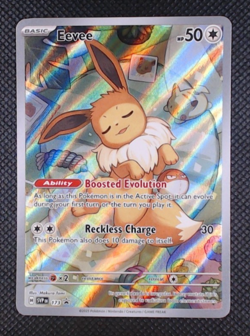 Eevee 173 Black Star Promo Card - Scarlet & Violet - Holo Pokemon TCG NM - Image 1