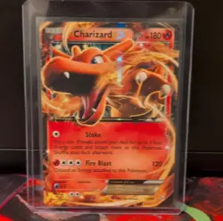 Pokemon Charizard EX Flashfire 11/106 Ultra Rare Holo 180HP Basic Card English - Image 1