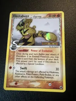 ELECTABUZZ Dragon Frontiers POKEMON Delta Species Stamped 2006 Holo Card 29/101 - Image 1