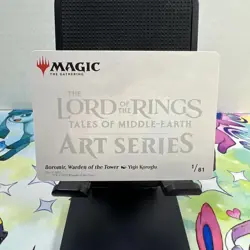 MTG The Lord Of The Rings Art Series Boromir, Warden Of The Tower x1 NM Gold - Image 4