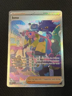 Pokemon TCG Paldean Fates 239/091 Iono Special Illustration Rare - NM - Image 1