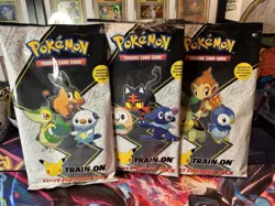 LOT OF 3 Pokemon TCG FIRST PARTNER PACKS Sinnoh Unova Alola - Sealed - Image 1