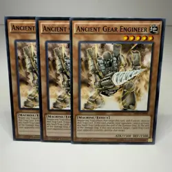 3x Yugioh Ancient Gear Engineer SR03-EN008 Common - LP-NM 💎 - Image 1