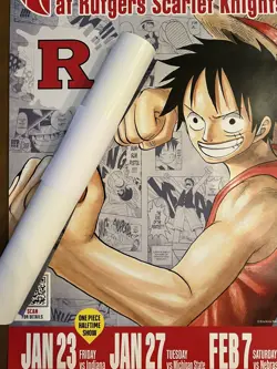 One Piece Monkey.D.Luffy College Basketball US Voyage Promo Event Poster - Image 2