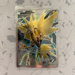 Zapdos 29/83 Ultra Rare Full Art Holo XY Generations Pokemon Card 2016 Off Centr - Image 1