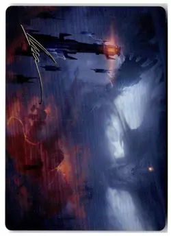 MTG Shadow of the Enemy Art Card(Gold-Stamped Signature) - Art Series LP English - Image 1