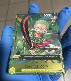 One Piece Roronoa Zoro P-042 2024 Championship Event Pack Promo Card - Image 2