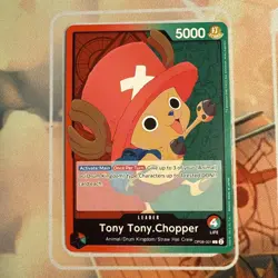 OP08-001 Tony Tony.Chopper : Leader English One Piece TCG Card : OP08: Two Legen - Image 1