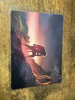 MTG Lord Of The Rings Gold Stamped Art Series Samwise The Stouthearted 39/81 - Image 1