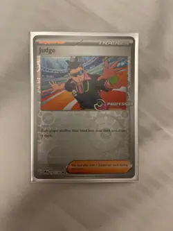 Pokemon TCG Destined Rivals Professor Program STAMP Judge 167/182 - Image 1