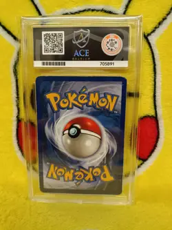 Pokemon Base Set 1999 Raichu Holo 14/102 Ace Graded 3 Good - Image 4