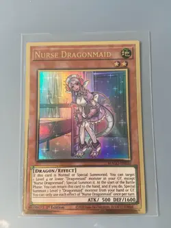 Nurse Dragonmaid - 1st Edition Gold Rare MAGO-EN020 Yugioh - Image 1