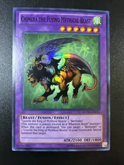 Chimera the Flying Mythical Beast - LCYW-EN052 - Super Rare - LP - Image 1