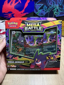 Pokemon TCG Mega Gengar Ex Battle Deck Factory Sealed 2025 New Trading Cards - Image 1