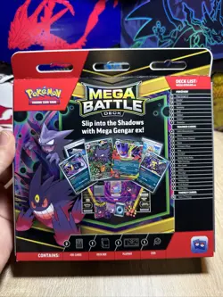 Pokemon TCG Mega Gengar Ex Battle Deck Factory Sealed 2025 New Trading Cards - Image 2