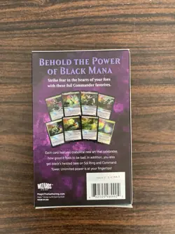 MTG Magic the Gathering Commander Collection Black Premium Sealed 630509989904 - Image 2