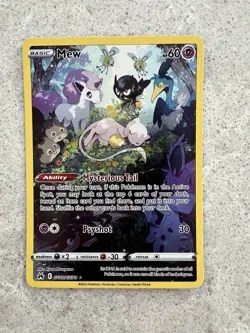 Pokemon TCG Mew -GG10/GG70- Crown Zenith: Galarian Gallery Alternate Art NM - Image 1