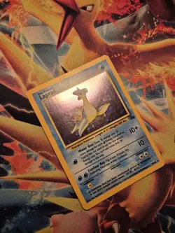 Lapras Holo Rare Pokemon Card, Fossil, 10/62 - Image 3