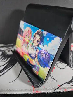 Mitsuri & Shinobu Demon Slayer Art Card Holo Glitter Anime Sexy Waifu CCG - Image 2